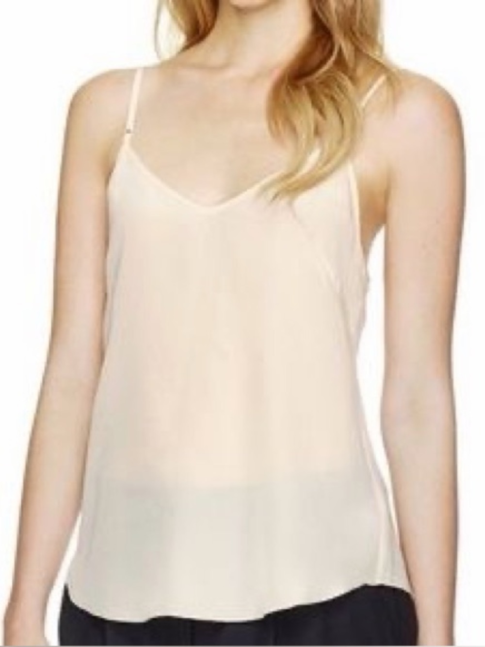 Wilfred Aritzia 100% Silk Camisole – Ivory/Cream – Size Medium